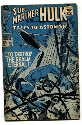 Buy Tales To Astonish #98 - 1967 - Marvel - VG - Comic Book • 19.61£