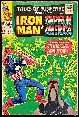 Buy Marvel Comics Tales Of Suspense 82 Iron Man/Captain America Adaptoid Oct 1966 • 17.42£
