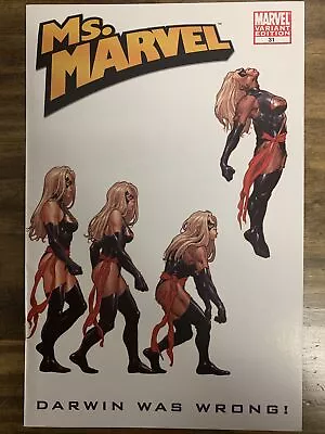 Buy Ms. Marvel #31 (Marvel, 2008) Monkey Variant David Yardin VF • 13.39£