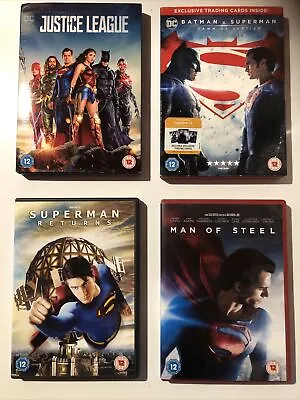 Buy Job Lot Of 4 DC Superman, Justice League DVDs • 4.99£