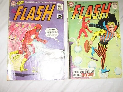 Buy DC Comic - The Flash # 128 May 1962 Abra Kadabra & #142 Feb 1964 The Trickerster • 47.30£