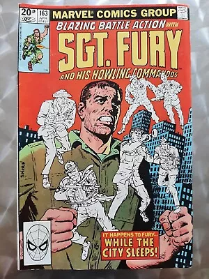 Buy Marvel Sgt. Fury & His Howling Commandos #163 Bronze Original April 1981 • 9.49£