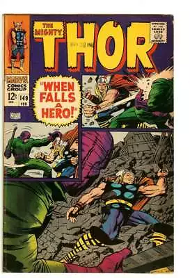 Buy Thor #149 5.0 // Origin Of Black Bolt & Inhumans Marvel Comics 1968 • 34.54£