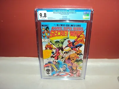 Buy Marvel Comics 5/84 Super Heroes Secret Wars 1984 Cgc 9.8 Rare #1 Comic Stan Lee • 1,189.48£