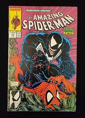 Buy Amazing Spider-Man #316 VF+ 8.5 Todd McFarlane Venom Cover! Marvel 1989 • 109.62£