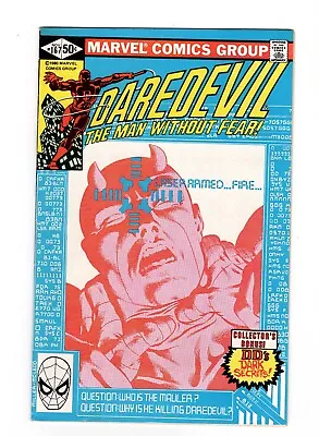 Buy Daredevil #167, FN/VF 7.0; 1st Appearance Mauler And Cordco; Frank Miller Art • 8£