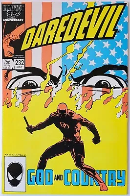 Buy Daredevil #232 (1986) Vintage Key Comic  Born Again  Part 6, 1st Nuke Appearance • 23.99£