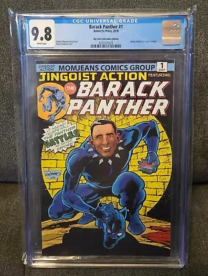 Buy Barack Panther #1 CGC 9.8 - Jungle Action #23 Homage Black Panther Rare • 118.55£