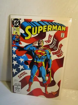 Buy Superman #53 DC Comics 1991 Truth, Justice And The America Way Bagged Boarded • 5.53£