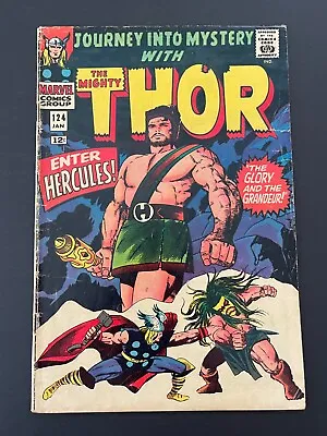 Buy Journey Into Mystery #124 - 2nd Appearance Of Hercules (Marvel, 1965) VG+ • 68.27£