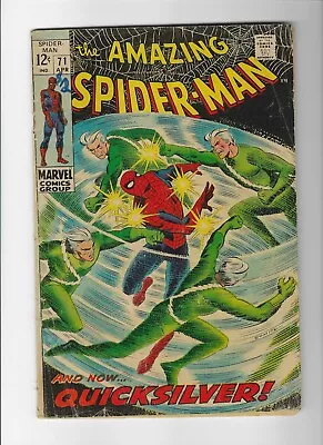 Buy Amazing Spider-Man #71 Quicksilver 1963 Series Marvel Silver Age • 27.97£
