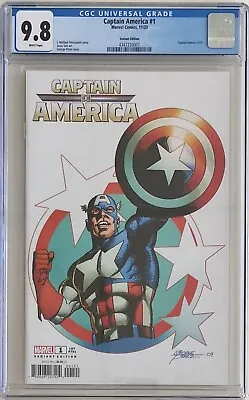 Buy CAPTAIN AMERICA #1 2023 VARIANT EDITION GRADATE CGC 9.8 Marvel Comics USA • 90.25£