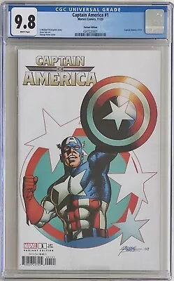 Buy Captain America #1 2023 Variant Edition Gradato Cgc 9.8 Marvel Comics USA • 95.37£