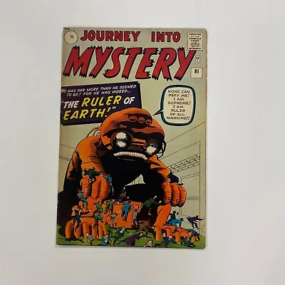 Buy Journey Into Mystery With Thor #81 FN 1962 Pence Copy 1 Rusted Staple • 168£