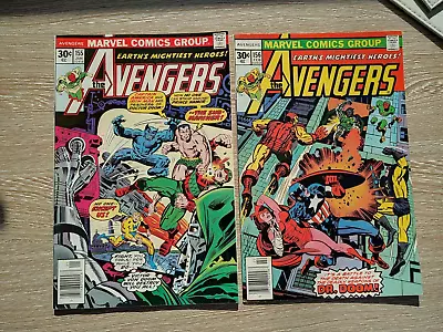 Buy Marvel Comics THE AVENGERS 155-160, 164-166. Bronze Age 9 Issues High Grade • 50£