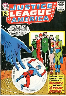 Buy Justice League Of America   # 14  VERY FINE NEAR MINT    Sept.  1962   Atom Join • 435.74£