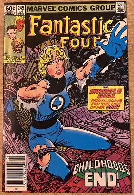 Buy Fantastic Four #245 1982 Higher Grade Newsstand Edition  High Grade Marvel Comic • 13.58£