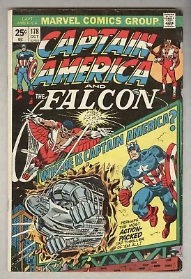 Buy Captain America #178 October 1974 G/VG • 3.15£