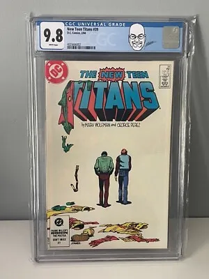 Buy New Teen Titans #39 CGC 9.8 (1984) - Last Dick Grayson As Robin, Kid Flash Quits • 98.74£