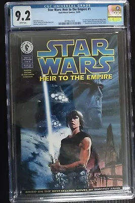 Buy Star Wars: Heir To The Empire #1 1st App Grand Admiral Thrawn Newsstand CGC 9.2 • 139.41£