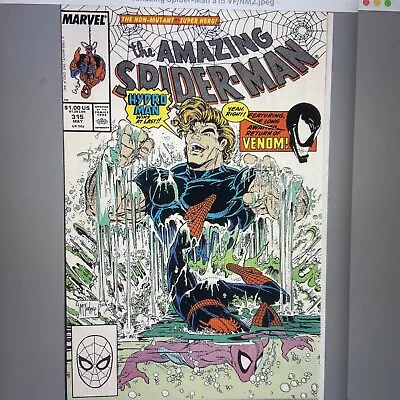 Buy Amazing Spider-Man #315, VF/NM 9.0, Venom Returns, Todd McFarlane Art • 29.62£