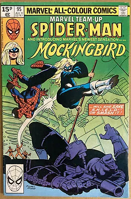 Buy Marvel Team-Up #95 July 1980 1st App Mockingbird  Nice Key 🔑Spider-Man App • 29.99£