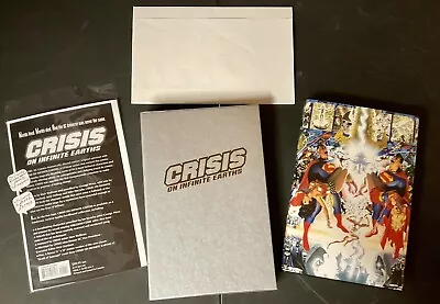 Buy DC- Crisis On Infinite Earths LTD Ed Hardcover 3xSigned Wolfman, Perez, Giordano • 141.52£