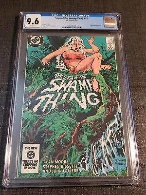 Buy Saga Of The Swamp Thing # 25 CGC 9.6 White Pages 1st Cameo App Of Constantine  • 99.58£