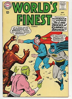 Buy Worlds Finest 144 - Clayface App (silver Age 1964) - 7.5 • 41.44£