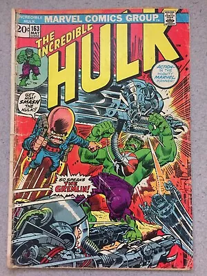 Buy The Incredible Hulk # 163 Marvel Comics 1973 Herb Trimpe Art / 1st App. Gremlin • 3.15£