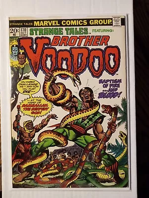 Buy Strange Tales No.170 (1973)  👀 2nd App Brother Voodoo~ Higher Grade  • 47.44£