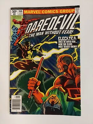 Buy Daredevil #168 (Marvel Comics 1981) 1st Appearance Of Elektra FN • 140.61£