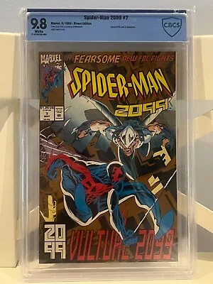 Buy Spider-Man 2099 (1992 1st Series) #7 CBCS 9.8, Not CGC NM Vulture App • 38.06£