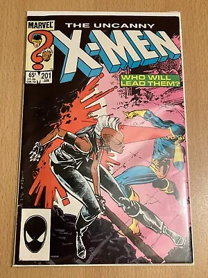 Buy Uncanny X-Men 201 - Bronze Age Marvel Comics - Key 1st Nathan Summers - FN/VFN • 13.99£