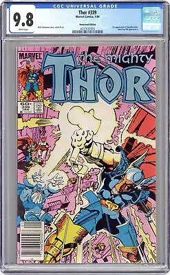 Buy Thor #339N Newsstand Variant CGC 9.8 1984 4337632003 • 115.93£