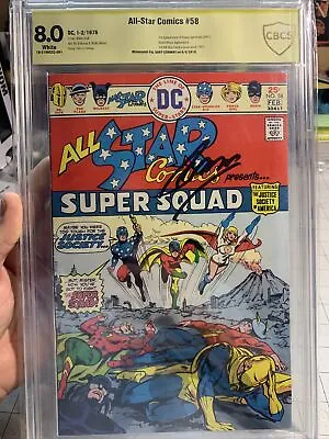 Buy All-Star Comics #58  CBCS 8.0 SS Gary Conway 1st Power Girl White Page Not CGC • 319.81£