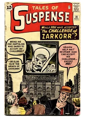 Buy TALES OF SUSPENSE #35 Comic Book 1962-MARVEL-DITKO-KIRBY-DON HECK-PRE SUPERHERO • 71.13£