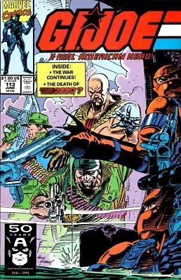 Buy Gi Joe A Real American Hero #113 (1982) 1st App Dee-jay Vf/nm Marvel • 29.95£