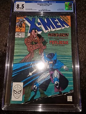 Buy Marvel Comics Uncanny X-Men Key Issue #256 1989 1st Appearance CGC 8.5 • 40£