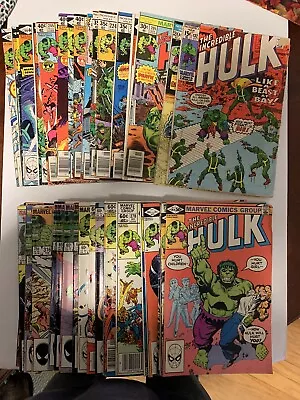 Buy Incredible Hulk Comics - Lot Of 41 # 132-373, Incl. 246, 256 Sabra, 265 Firebird • 79.30£