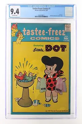 Buy Tastee-Freez Comics #1 - Harvey Publications 1957 CGC 9.4 Little Dot. Richie Ric • 71.42£