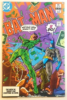 Buy Batman #362 DC Comic Book VF+ 8.5 1983 RIDDLER BRONZE AGE Alfredo Alcala Inks • 8.71£