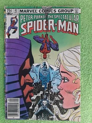 Buy PETER PARKER SPECTACULAR SPIDER-MAN #82 GD-VG Canadian Variant Newsstand RD3226 • 1.57£