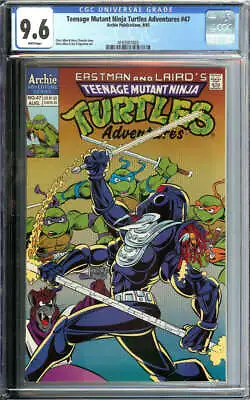 Buy Teenage Mutant Ninja Turtles Adventures #47 Cgc 9.6 White Pages // Archie 1993 • 110.69£