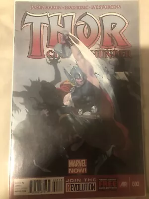 Buy Thor: God Of Thunder #3 (Marvel, 2013) 1st Printing Cover A NM/VF+ • 10£
