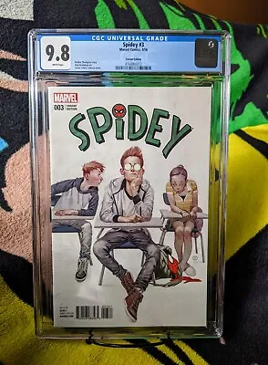 Buy Spidey #3 (2016) Tedesco Variant CGC 9.8 Marvel Comics 💎SUPER RARE LOW CENSUS💎 • 95.90£