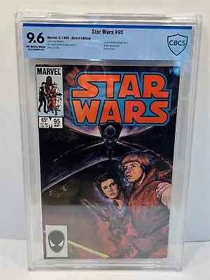 Buy Star Wars #95 CBCS 9.6 Marvel 1985 Off-White/White Pages Painted Cover • 39.96£