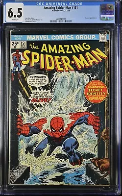 Buy The Amazing Spider-Man #151 CGC 6.5 The Shocker Appearance - 4408841001 • 63.25£