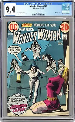 Buy Wonder Woman #203 CGC 9.4 1972 3913680020 • 301.60£
