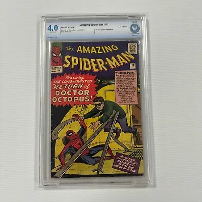 Buy Amazing Spider-Man #11 1964 4.0 CBCS OW / W Pages Doc Oc App. • 625£